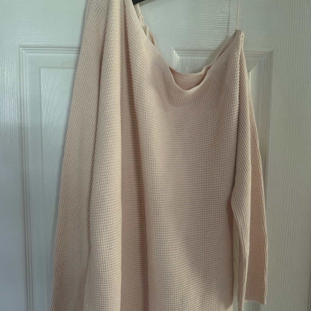 Treasure & Bond Off-the-Shoulder Cream Sweater Never Worn